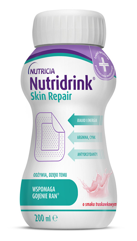 Нутрідрінк скін репеар зі смаком полуниці